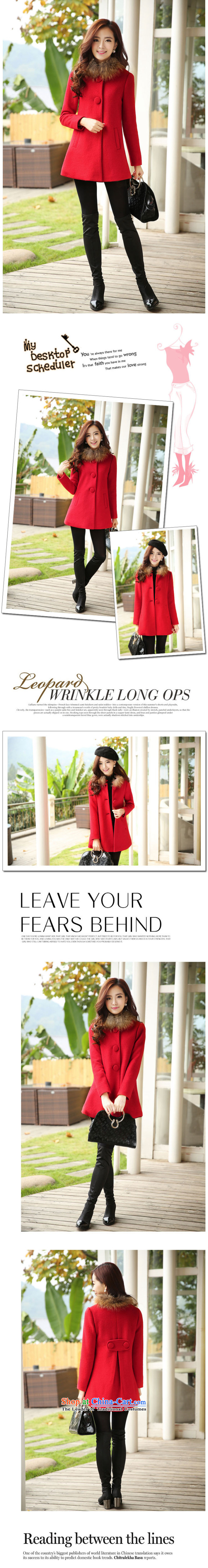 The Star Ni autumn and winter 2015 new gross? in the women's long sleeve mock Korean small wind coarse wool terylene incense for gross woolen coat jade L picture, prices, brand platters! The elections are supplied in the national character of distribution, so action, buy now enjoy more preferential! As soon as possible.