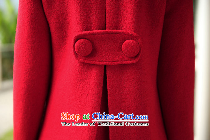 The Star Ni autumn and winter 2015 new gross? in the women's long sleeve mock Korean small wind coarse wool terylene incense for gross woolen coat jade L picture, prices, brand platters! The elections are supplied in the national character of distribution, so action, buy now enjoy more preferential! As soon as possible.