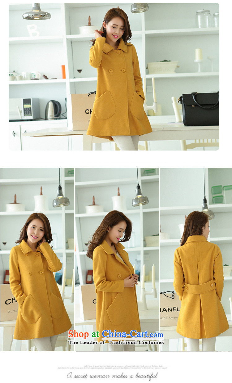 Arthur magic yi 2015 Fall/Winter Collections new coats female Korea gross? version in the lapel long loose video thin a wool coat jacket girl of gross? red L picture, prices, brand platters! The elections are supplied in the national character of distribution, so action, buy now enjoy more preferential! As soon as possible.