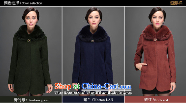 Hengyuan Cheung 2014 women in long with wool gross for a wool coat a jacket 2558th 8# bamboo green  175/96A(XXL) picture, prices, brand platters! The elections are supplied in the national character of distribution, so action, buy now enjoy more preferential! As soon as possible.