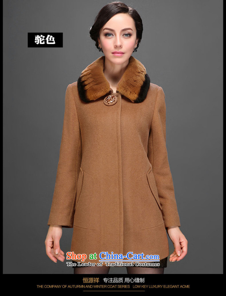 Hengyuan Cheung 2014 women in the elderly in the long-jacket gross for Connie wool coat 2554 nansan chestnut horses?  175/96A(XXL) picture, prices, brand platters! The elections are supplied in the national character of distribution, so action, buy now enjoy more preferential! As soon as possible.