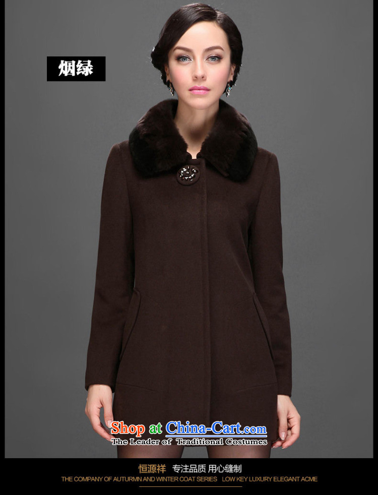 Hengyuan Cheung 2014 women in the elderly in the long-jacket gross for Connie wool coat 2554 nansan chestnut horses?  175/96A(XXL) picture, prices, brand platters! The elections are supplied in the national character of distribution, so action, buy now enjoy more preferential! As soon as possible.