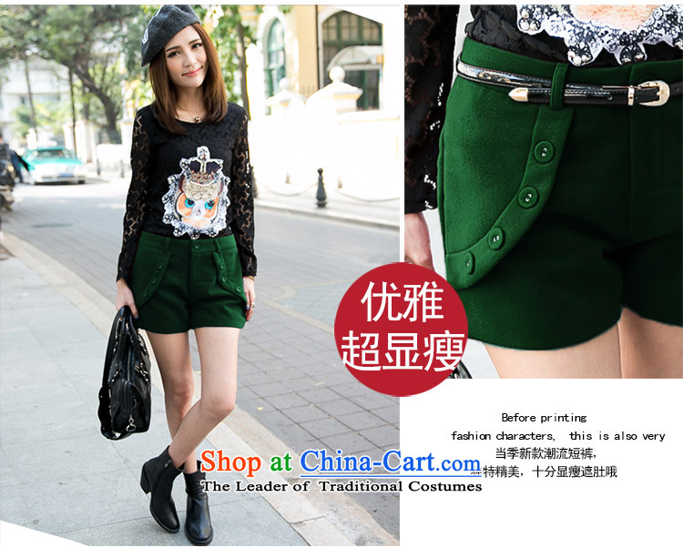 Amista Asagaya Gigi Lai Fat mm larger women with new product package autumn is waist gross a thick boots trousers female 8716 shorts dark green XXL picture, prices, brand platters! The elections are supplied in the national character of distribution, so action, buy now enjoy more preferential! As soon as possible.