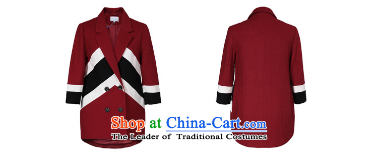 The Mai-Mai Autumn Load/ The New Color Plane Collision stitching double-gross seven? cuff 133C3120003 overcoats chestnut horses 160/M image, prices, brand platters! The elections are supplied in the national character of distribution, so action, buy now enjoy more preferential! As soon as possible.