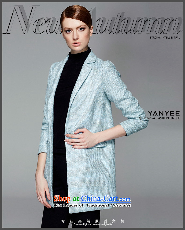 Mr NGAN domain 2015 autumn and winter new women's suits for long a wool coat-know what gross jacket 04W4496 Sau San  L/40 Blue Photo, prices, brand platters! The elections are supplied in the national character of distribution, so action, buy now enjoy more preferential! As soon as possible.