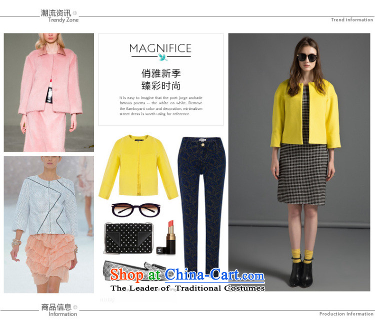 [ New shining peacebird Women's Health 2014 winter coats of new short A4AA44124 YELLOW L pictures, prices, brand platters! The elections are supplied in the national character of distribution, so action, buy now enjoy more preferential! As soon as possible.
