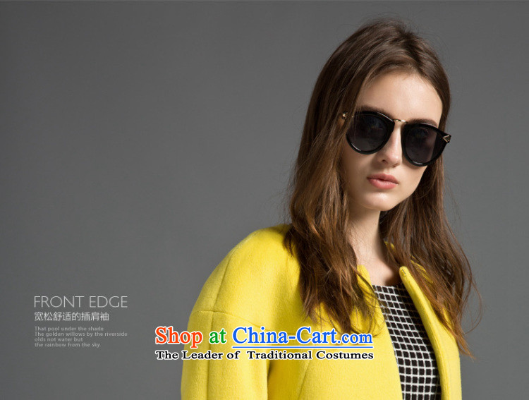 [ New shining peacebird Women's Health 2014 winter coats of new short A4AA44124 YELLOW L pictures, prices, brand platters! The elections are supplied in the national character of distribution, so action, buy now enjoy more preferential! As soon as possible.