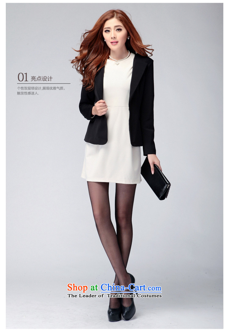 So clearly to xl female thick mm2014 autumn and winter load new Korean professional quality small business suit Sau San female jacket 5016 Black 3XL picture, prices, brand platters! The elections are supplied in the national character of distribution, so action, buy now enjoy more preferential! As soon as possible.