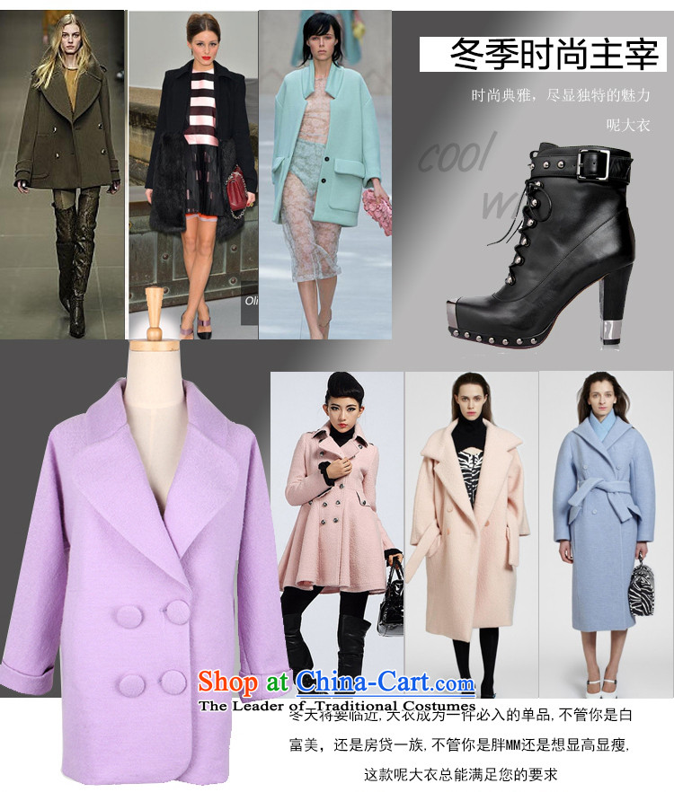  Load the autumn autumn and winter MRSOS load new Korean girl who decorated in double-long hair? a jacket coat female MY02 Purple M picture, prices, brand platters! The elections are supplied in the national character of distribution, so action, buy now enjoy more preferential! As soon as possible.