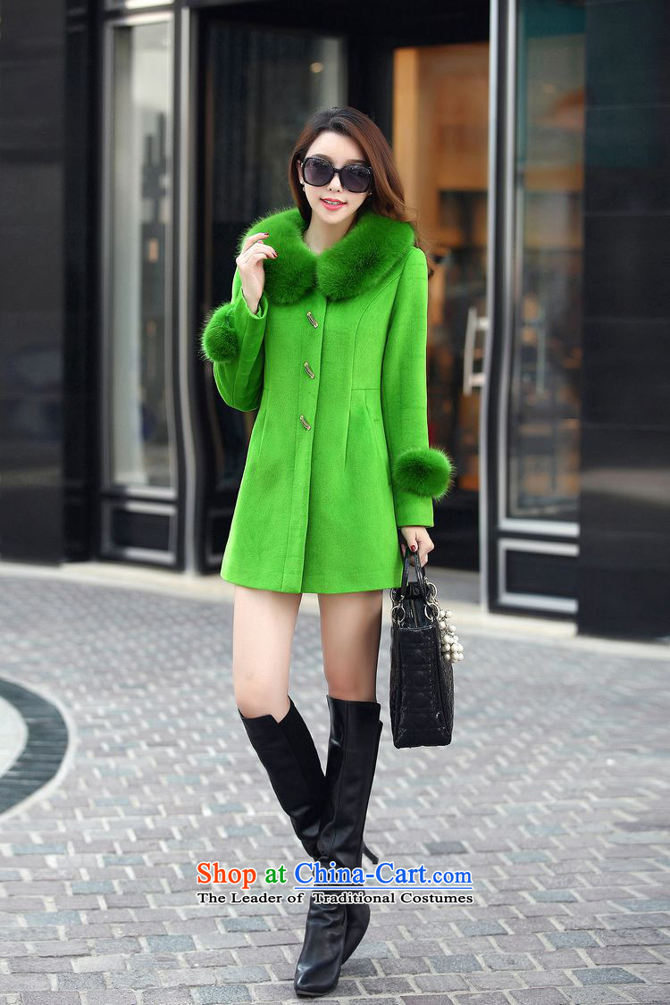 The 2015 autumn and winter and the new Korean fashion, long hair? jacket coat women gross Sau San? BJ8008 ANTHURIAM XL Photo, prices, brand platters! The elections are supplied in the national character of distribution, so action, buy now enjoy more preferential! As soon as possible.