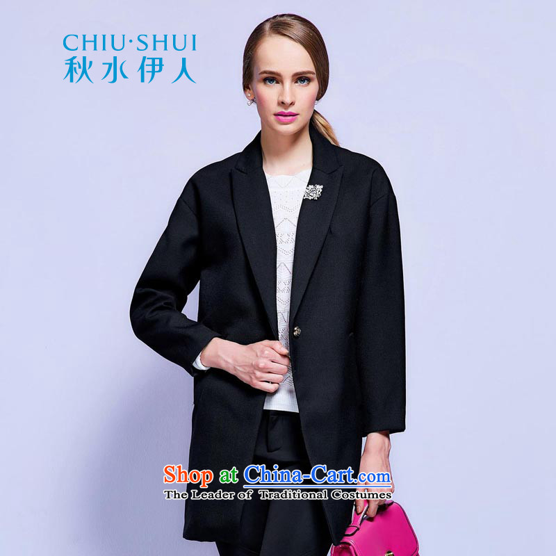 Chaplain who the new Western Wind wild loose version for free long-sleeved coats 133E2120007 brooches black160_M