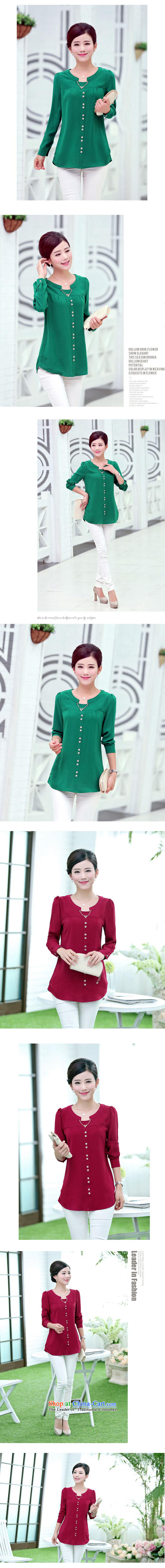 El-ju 2015 Autumn Yee Nga new version of the greater number of korea thick sister MM long-sleeved shirt, Ms. chiffon YY6280 shirt blue XXXL shirt picture, prices, brand platters! The elections are supplied in the national character of distribution, so action, buy now enjoy more preferential! As soon as possible.
