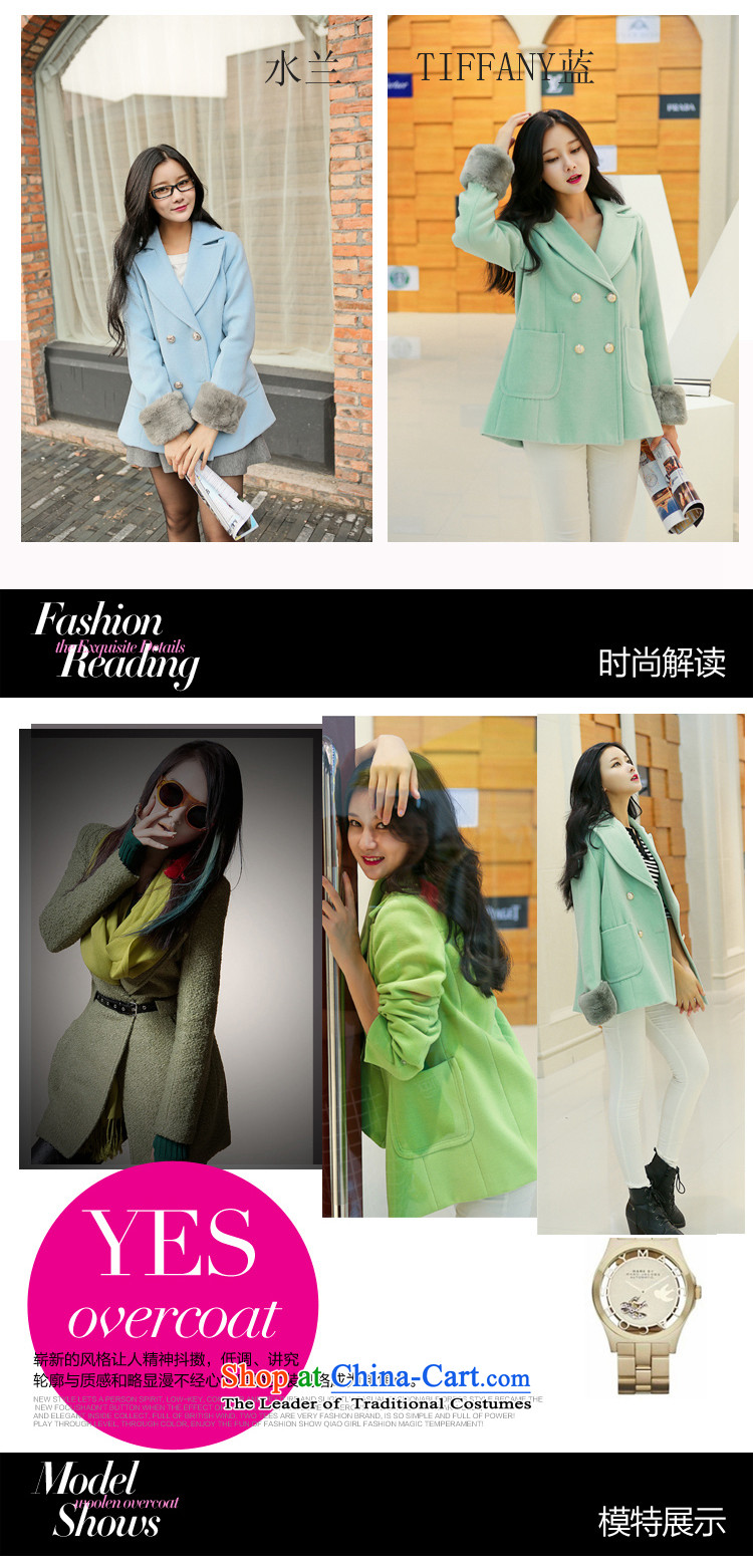 According to the 2014 days Ji-mi autumn and winter new Korean citizenry? jacket gross Sau San girl in long hair? jacket 1073 Green 4 M picture, prices, brand platters! The elections are supplied in the national character of distribution, so action, buy now enjoy more preferential! As soon as possible.