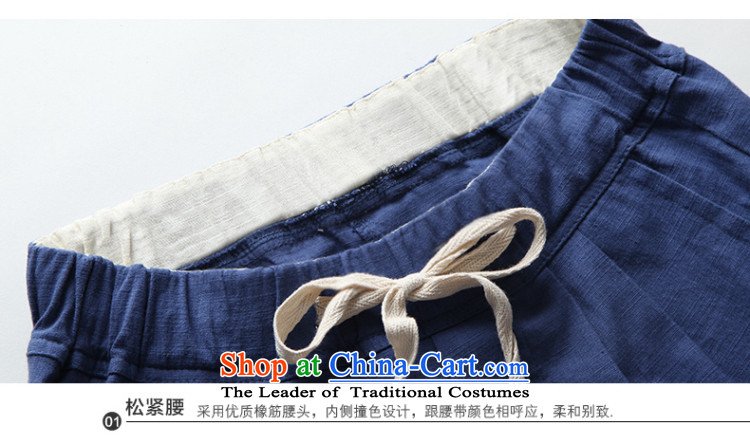 Morning to load the new 2015 Autumn Korean Version to increase women's code thick mm loose wild linen pants casual pants video thin Harun trousers cotton linen pants trousers Castor Denim blue 5XL( recommendations 170-185 catty) Picture, prices, brand platters! The elections are supplied in the national character of distribution, so action, buy now enjoy more preferential! As soon as possible.