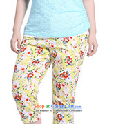 The former Yugoslavia Li Sau 2014 Summer new xl female thick mm flowers stamp pattern ere Sau San Capri pants Q5057 light green XL Photo, prices, brand platters! The elections are supplied in the national character of distribution, so action, buy now enjoy more preferential! As soon as possible.