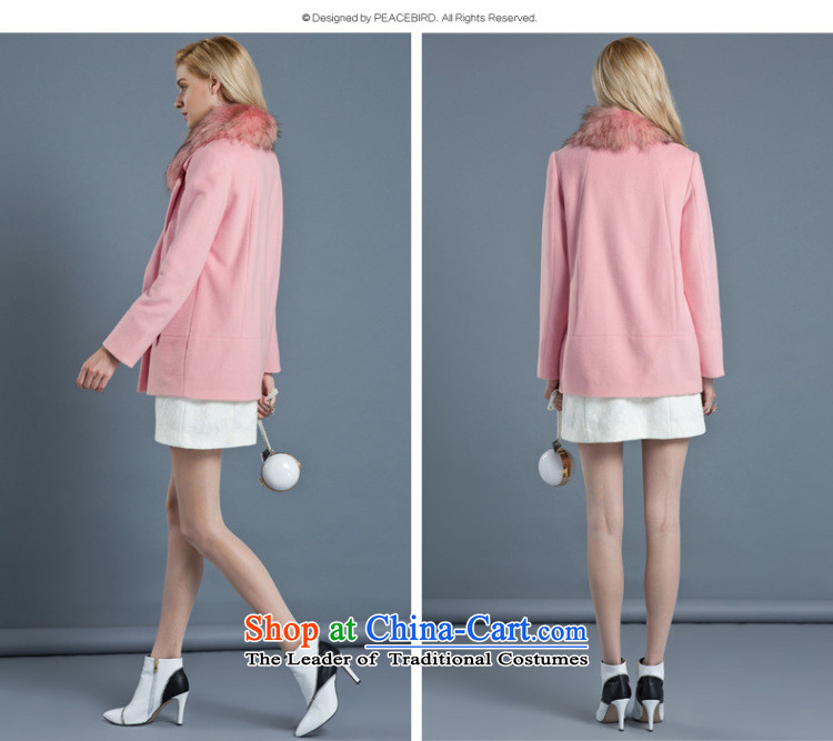 [ New shining peacebird women's health lapel coats A4AA44280 pink XL Photo, prices, brand platters! The elections are supplied in the national character of distribution, so action, buy now enjoy more preferential! As soon as possible.