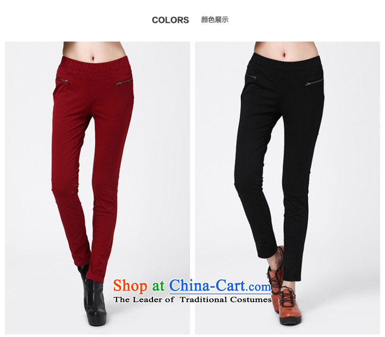 The representative of the water load new Korean autumn version, forming the trousers large trousers Sau San female graphics skinny legs S14QW3538 pants, wine red XL Photo, prices, brand platters! The elections are supplied in the national character of distribution, so action, buy now enjoy more preferential! As soon as possible.