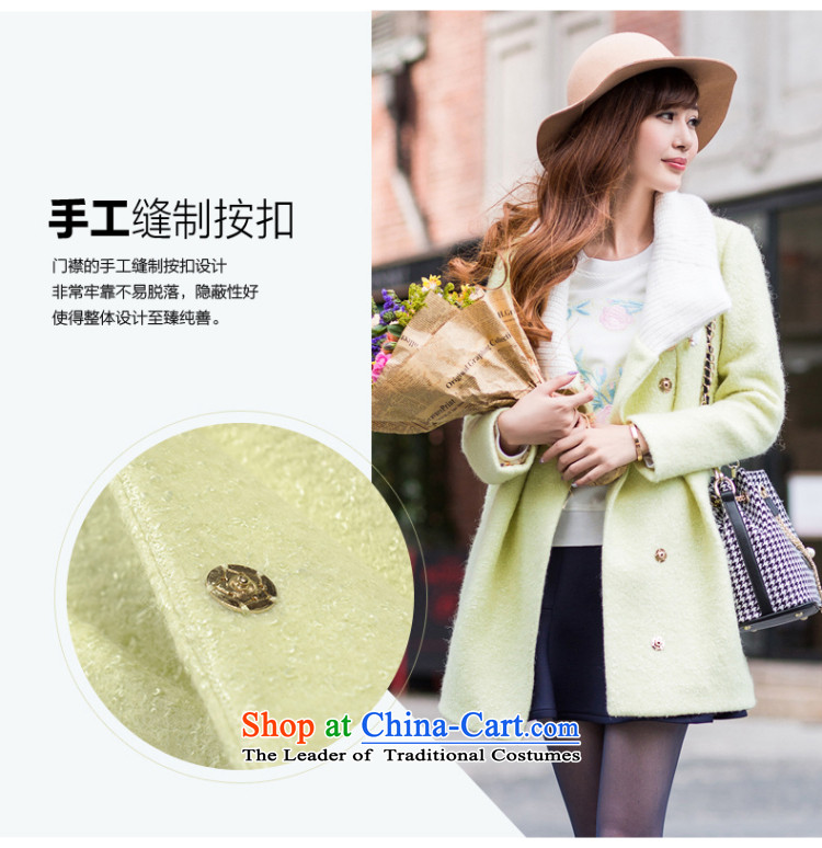 The Champs Elysees shadow gross girls jacket? long coats 2014 new Korean fashion wool a Sau San autumn and winter female purple L picture, prices, brand platters! The elections are supplied in the national character of distribution, so action, buy now enjoy more preferential! As soon as possible.