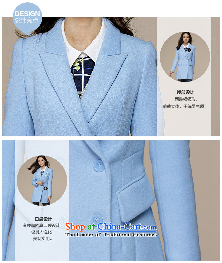 The poem Lin autumn LUXLEAD new products Sau San double-lamb wool coat QCO1141104? light blue XL Photo, prices, brand platters! The elections are supplied in the national character of distribution, so action, buy now enjoy more preferential! As soon as possible.