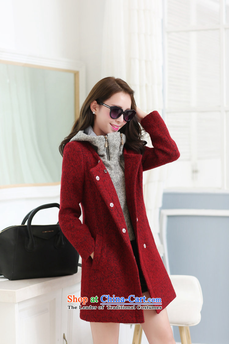 Recalling that the United States and Europe 2015 Site Gigi Lai autumn and winter can be shirked the new cap counter high-end 2-sided cashmere overcoat so gross female jackets female orange XXL picture, prices, brand platters! The elections are supplied in the national character of distribution, so action, buy now enjoy more preferential! As soon as possible.