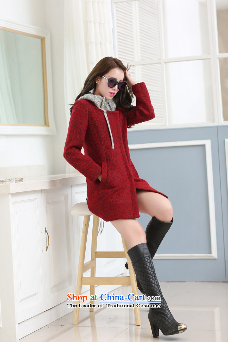 Recalling that the United States and Europe 2015 Site Gigi Lai autumn and winter can be shirked the new cap counter high-end 2-sided cashmere overcoat so gross female jackets female orange XXL picture, prices, brand platters! The elections are supplied in the national character of distribution, so action, buy now enjoy more preferential! As soon as possible.