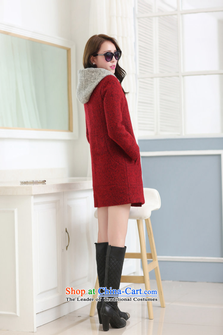 Recalling that the United States and Europe 2015 Site Gigi Lai autumn and winter can be shirked the new cap counter high-end 2-sided cashmere overcoat so gross female jackets female orange XXL picture, prices, brand platters! The elections are supplied in the national character of distribution, so action, buy now enjoy more preferential! As soon as possible.