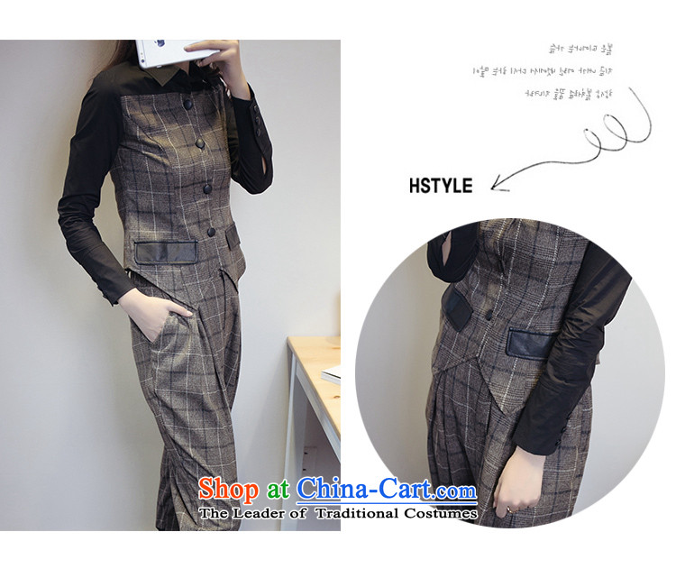 The first declared as thick mm to increase women's code during the spring and autumn new Korean Sau San two kits long-sleeved shirt shirt + Harun Pants length pants 7354/ Brown 2XL around 922.747 paras. 135-145 picture, prices, brand platters! The elections are supplied in the national character of distribution, so action, buy now enjoy more preferential! As soon as possible.