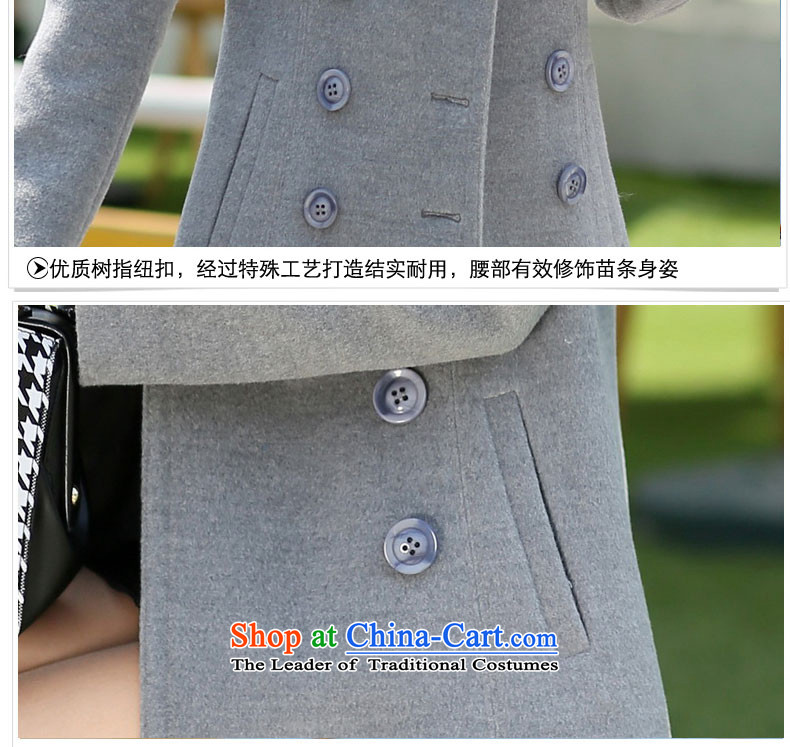 In accordance with the CEN 2015 Autumn bathing in the new Korean female thick MM to xl long-sleeved Sau San video thin hair 21# classic gray jacket is recommended 125-138 XXL catty picture, prices, brand platters! The elections are supplied in the national character of distribution, so action, buy now enjoy more preferential! As soon as possible.