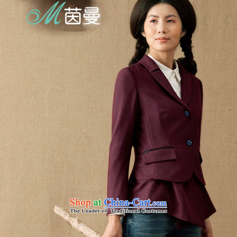 Athena Chu new autumn 2015 Cayman replace simple personalization stitching leave two video thin hair girl (8433200345 jacket?- dark chestnut horses , L, Athena Chu (INMAN, DIRECTOR) , , , shopping on the Internet