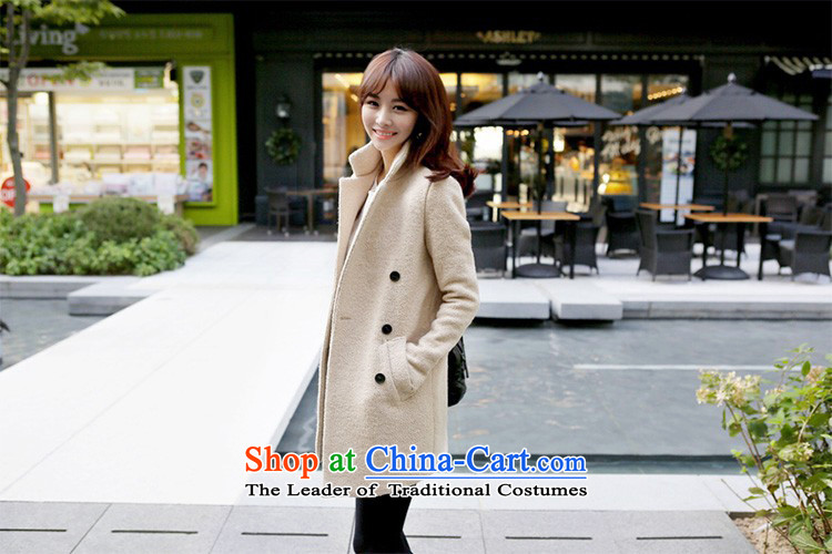 Manhattan slavery 2015 autumn and winter New Women Korean Sau San video thin double-in long wool coat gross?? m white coats XL Photo, prices, brand platters! The elections are supplied in the national character of distribution, so action, buy now enjoy more preferential! As soon as possible.