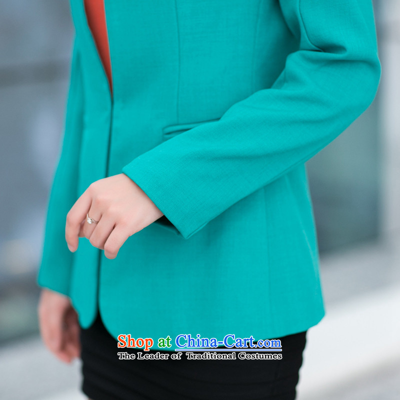 So clearly to xl female thick mm2014 autumn and winter Load New Korea long-sleeved Pullover stylish quality small business suit in long jacket, Sau San video thin 5001 Orange 2XL 140 staff of around 922.747, (smeilovly) , , , shopping on the Internet