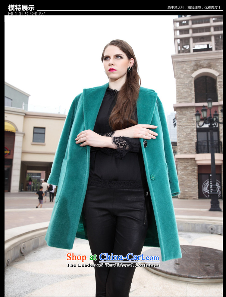 Marguerite Hsichih maxchic 2015 Ms. autumn and winter in long-sleeved long stingrays, lint-free material flocking wool coat female jacket? 12,832 accounts green L picture, prices, brand platters! The elections are supplied in the national character of distribution, so action, buy now enjoy more preferential! As soon as possible.