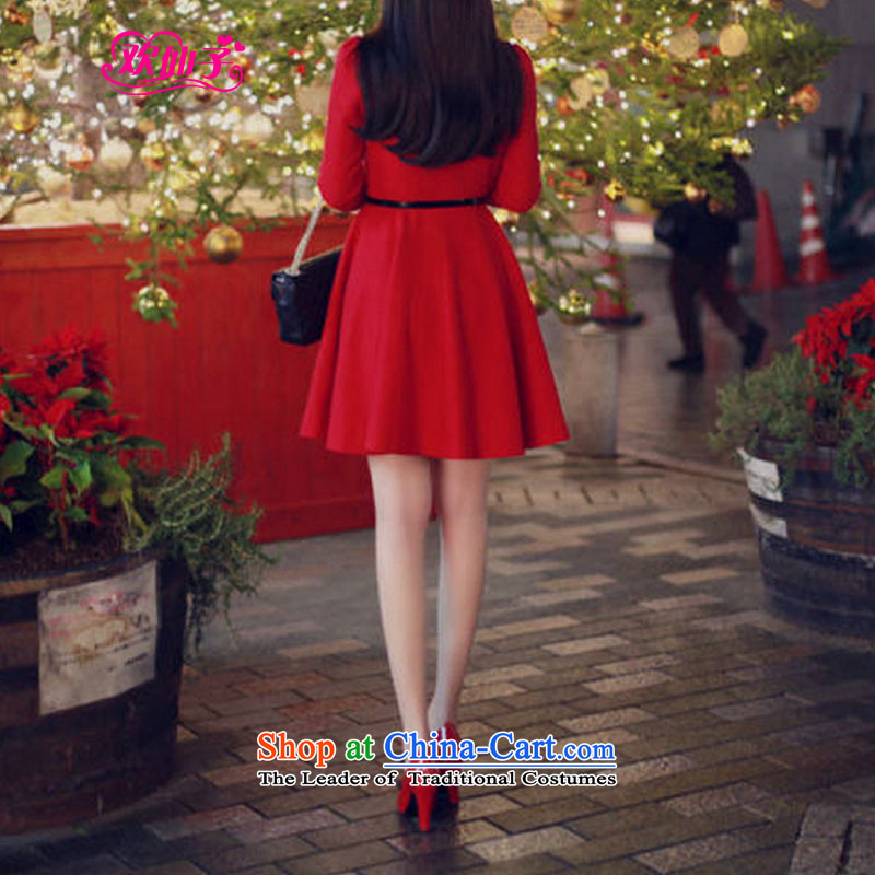 However beautiful autumn and winter 2015 new gross coats red white hair? Neck Jacket/Korean version of Red M, princess skirt however beautiful shopping on the Internet has been pressed.