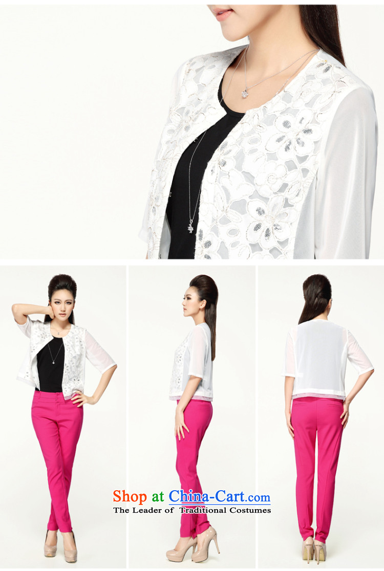 The former Yugoslavia Migdal Code women 2014 installed new expertise early autumn mm temperament floral cardigan seven female 41352 cuff jacket White 4XL Photo, prices, brand platters! The elections are supplied in the national character of distribution, so action, buy now enjoy more preferential! As soon as possible.