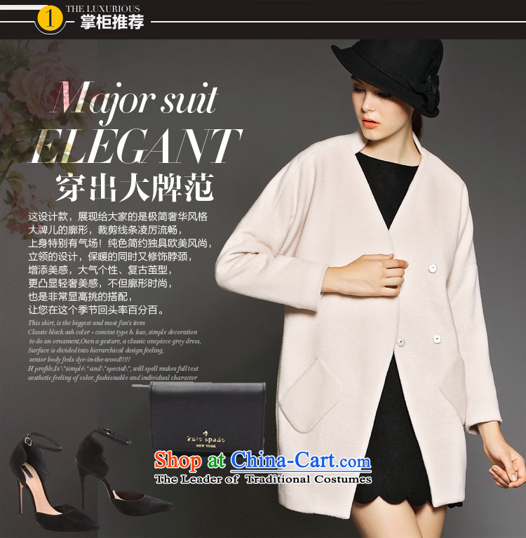 Ainuoer.my2015 winter coats Europe)? New L, M white coats wool? XL Photo, prices, brand platters! The elections are supplied in the national character of distribution, so action, buy now enjoy more preferential! As soon as possible.