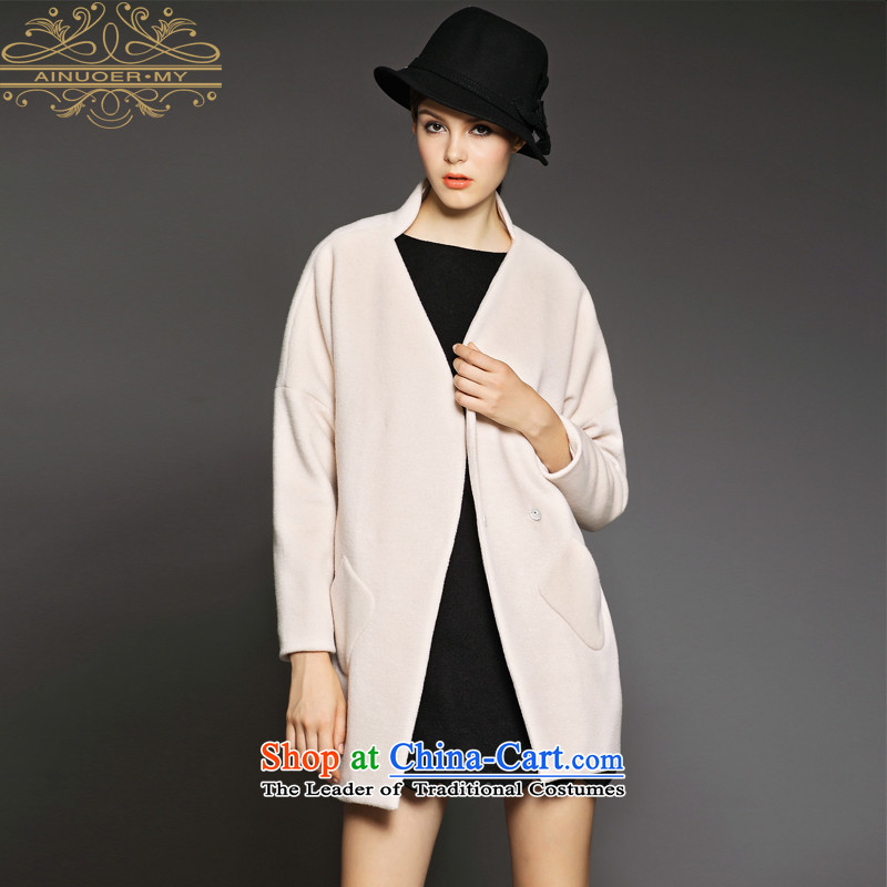 Ainuoer.my2015 winter coats Europe)? New L, M white coats wool? XL,AINUOER.MY,,, shopping on the Internet