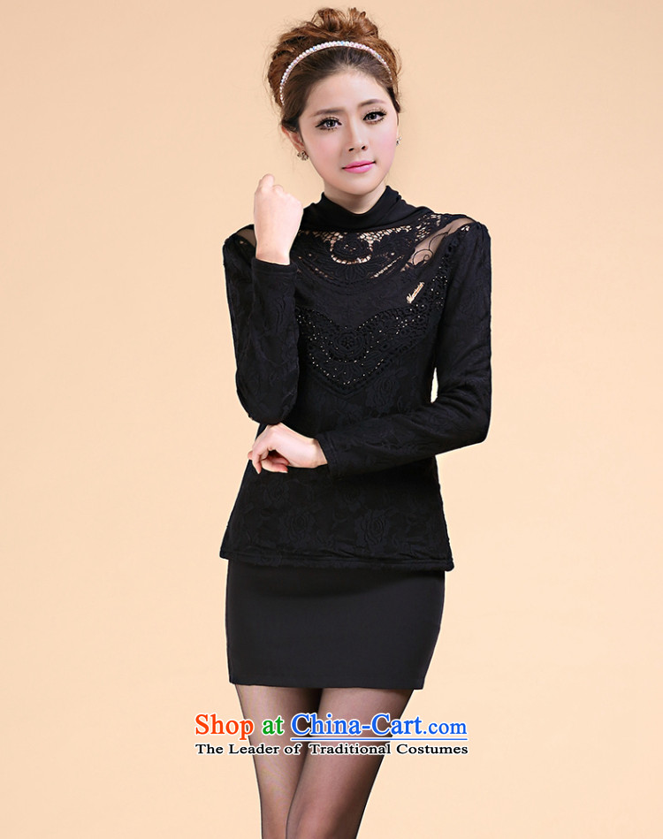 The Director of the women's xl thick mm 2014 Fall/Winter Collections fashion lace stamp diamond high collar plus lint-free T-shirt shirt women forming the 6137 Blue M picture, prices, brand platters! The elections are supplied in the national character of distribution, so action, buy now enjoy more preferential! As soon as possible.