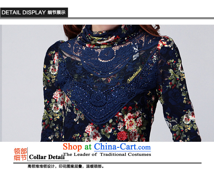 The Director of the women's xl thick mm 2014 Fall/Winter Collections fashion lace stamp diamond high collar plus lint-free T-shirt shirt women forming the 6137 Blue M picture, prices, brand platters! The elections are supplied in the national character of distribution, so action, buy now enjoy more preferential! As soon as possible.
