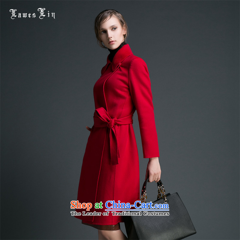 Laweslin Levitte Silin 2015 autumn and winter New Pure cashmere overcoat manual two-sided female hair? jacket temperament high-end long, elegant red cloak s,laweslin,,, shopping on the Internet