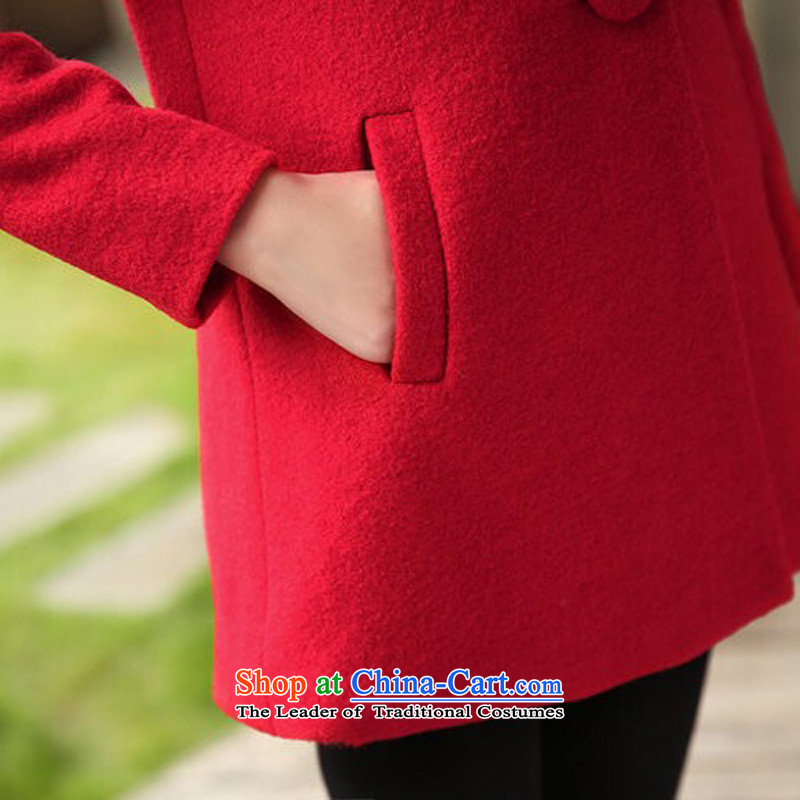 Piao Love Ting 2015 autumn and winter coats Korean gross? For Women in New Long female casual jacket female gross flows? The trendy temperament coats female Emerald , L, waving love-ting (PIAOAITING) , , , shopping on the Internet