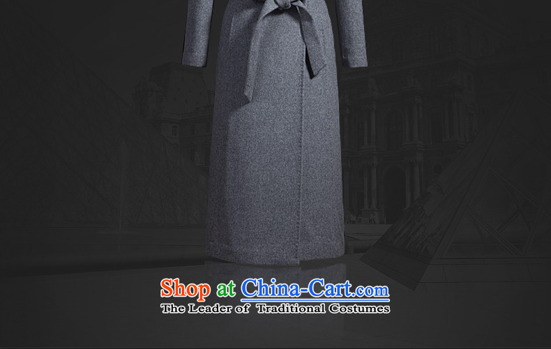 Thus Chu cashmere overcoat headquarters female winter 2015 new autumn and winter coats of Sau San Mao? Genuine high-end double-woolen coat in long black L picture, prices, brand platters! The elections are supplied in the national character of distribution, so action, buy now enjoy more preferential! As soon as possible.