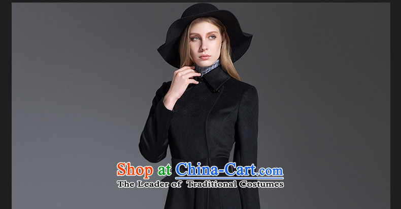 Thus Chu cashmere overcoat headquarters female winter 2015 new autumn and winter coats of Sau San Mao? Genuine high-end double-woolen coat in long black L picture, prices, brand platters! The elections are supplied in the national character of distribution, so action, buy now enjoy more preferential! As soon as possible.