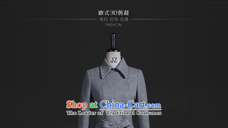 Thus Chu cashmere overcoat headquarters female winter 2015 new autumn and winter coats of Sau San Mao? Genuine high-end double-woolen coat in long black L picture, prices, brand platters! The elections are supplied in the national character of distribution, so action, buy now enjoy more preferential! As soon as possible.