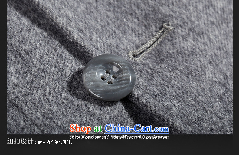 Thus Chu cashmere overcoat headquarters female winter 2015 new autumn and winter coats of Sau San Mao? Genuine high-end double-woolen coat in long black L picture, prices, brand platters! The elections are supplied in the national character of distribution, so action, buy now enjoy more preferential! As soon as possible.