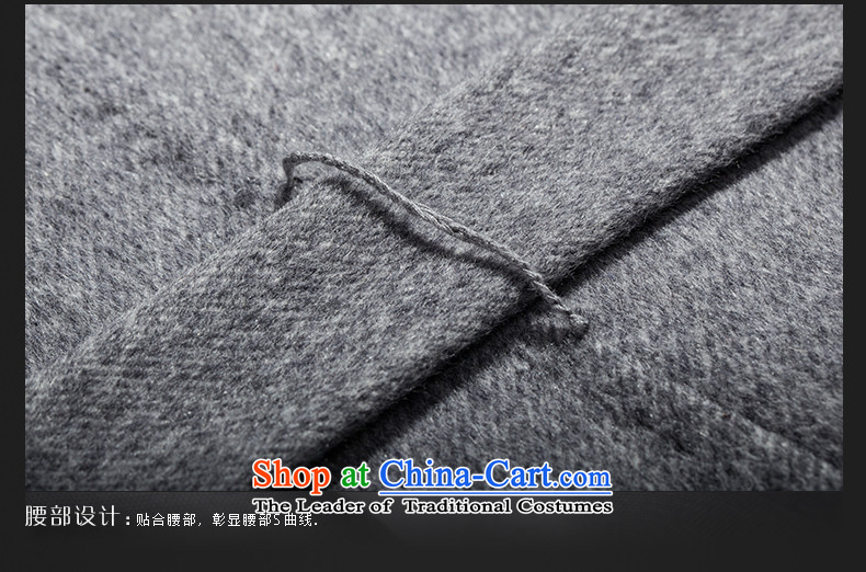 Thus Chu cashmere overcoat headquarters female winter 2015 new autumn and winter coats of Sau San Mao? Genuine high-end double-woolen coat in long black L picture, prices, brand platters! The elections are supplied in the national character of distribution, so action, buy now enjoy more preferential! As soon as possible.