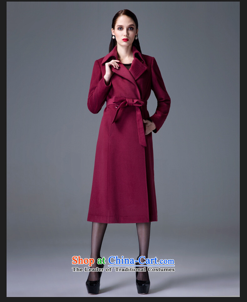 Thus Chu cashmere overcoat headquarters female winter 2015 new autumn and winter coats of Sau San Mao? Genuine high-end double-woolen coat in long black L picture, prices, brand platters! The elections are supplied in the national character of distribution, so action, buy now enjoy more preferential! As soon as possible.