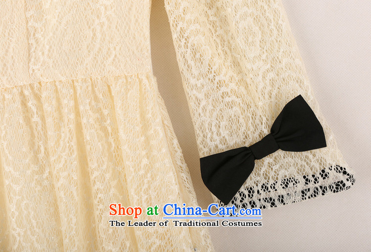 The Constitution to increase women's code 2015 Spring New lace in cuff video thin thick mm Foutune of Korean sexy beauty elegant ladies black skirt suits 120-135 2XL catty picture, prices, brand platters! The elections are supplied in the national character of distribution, so action, buy now enjoy more preferential! As soon as possible.