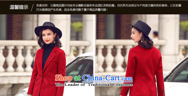 Ho Pui 2015 Fall/Winter Collections new gross cashmere cloak? jacket female Korean version of a gross? coats that long double-side woolen coat female wine red M picture, prices, brand platters! The elections are supplied in the national character of distribution, so action, buy now enjoy more preferential! As soon as possible.