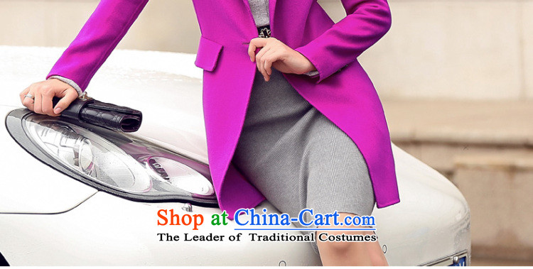 Ho Pui 2015 Fall/Winter Collections new gross cashmere cloak? jacket female Korean version of a gross? coats that long double-side woolen coat female wine red M picture, prices, brand platters! The elections are supplied in the national character of distribution, so action, buy now enjoy more preferential! As soon as possible.