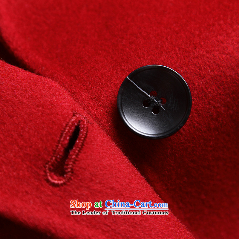 Ho Pui 2015 Fall/Winter Collections new gross cashmere cloak? jacket female Korean version of a gross? coats that long double-side woolen coat female wine red M Ho Pei (lanpei) , , , shopping on the Internet